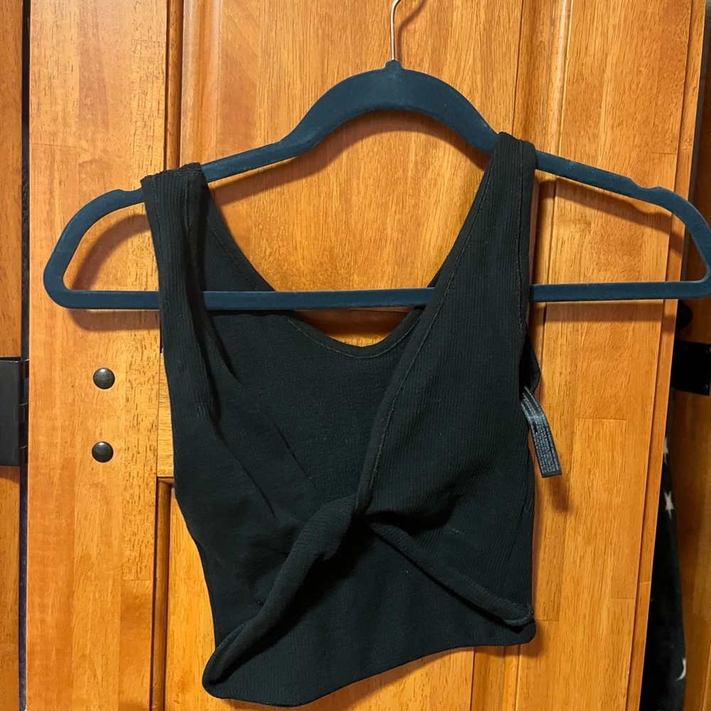 Black Urban Outfitters Twist Top